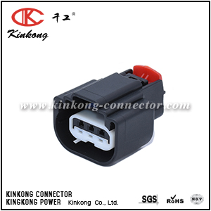 3 hole female waterproof cable connectors CKK7034B-2.0-21