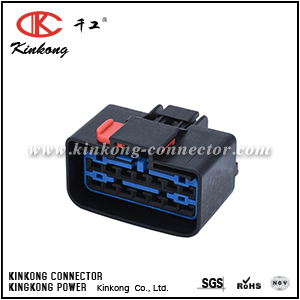 54201400 14 way black automotive connector  