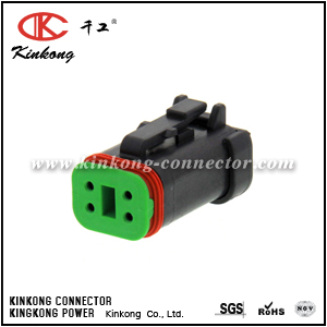 DT06-4S-CP01 4 pole female wire connector