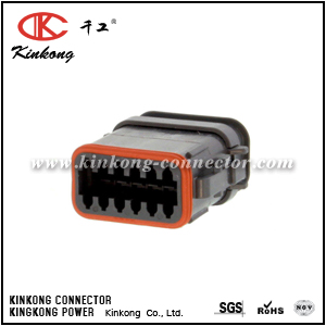 DT06-12SB-E008 12 way female electrical connector