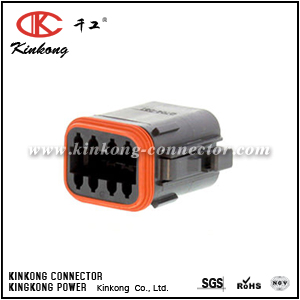 DT06-08SB-CE06 8 hole female waterproof wire connector