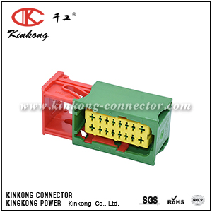 98273-1002 16 pole female Green automotive connector CKK5162E-1.5-3.5-21