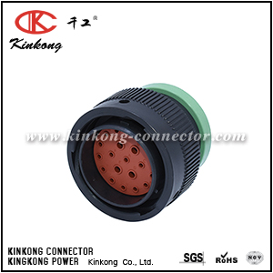 HDP26-24-21PN-L017 21 pin male cable connector HDP26-24-21PN-L017-001