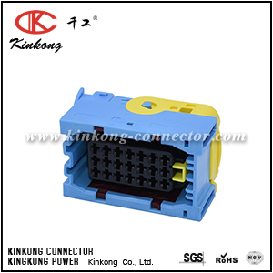 3-1534127-1 High quality blue ecu female 21 pole connector for tyco replacement  1121702135TC001 CKK7211C-3.5-21