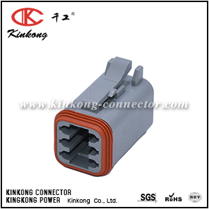 AT06-6S-001 AT06-6S 6 hole female socket housing 