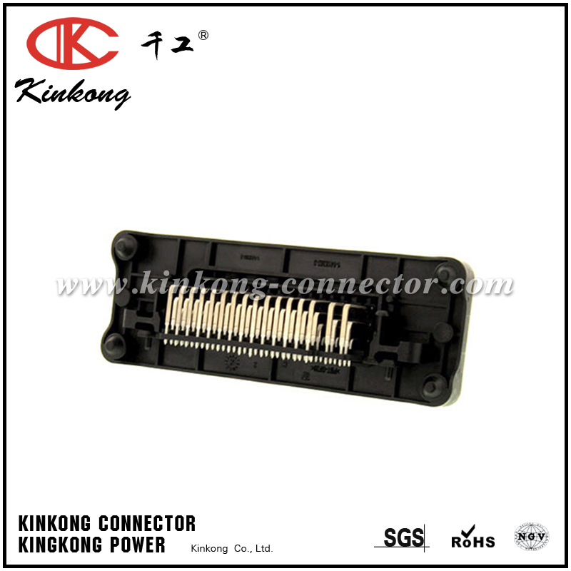 1-1418362-3 62 pin waterproof male plugs automotive ecu pcb connector