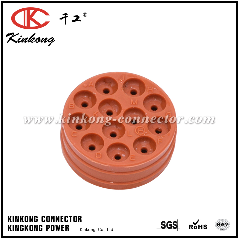 12 way Amphenol connector wire seal CKK012-03