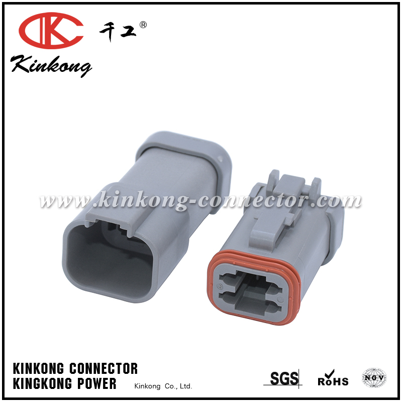 DT06-4S-E003  AT06-4S-EC01 4 pole female wire connector 