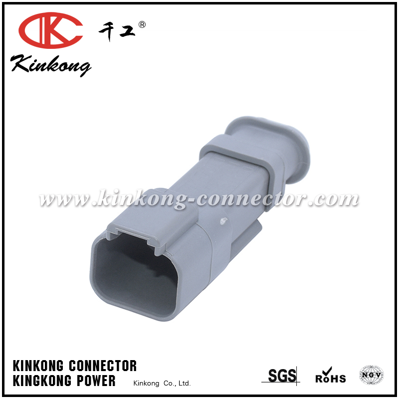 DT04-2P-E008 2 pin male electrical wiring plug 