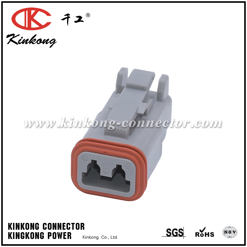 DT06-2S 2 hole DT series female electrical connector 