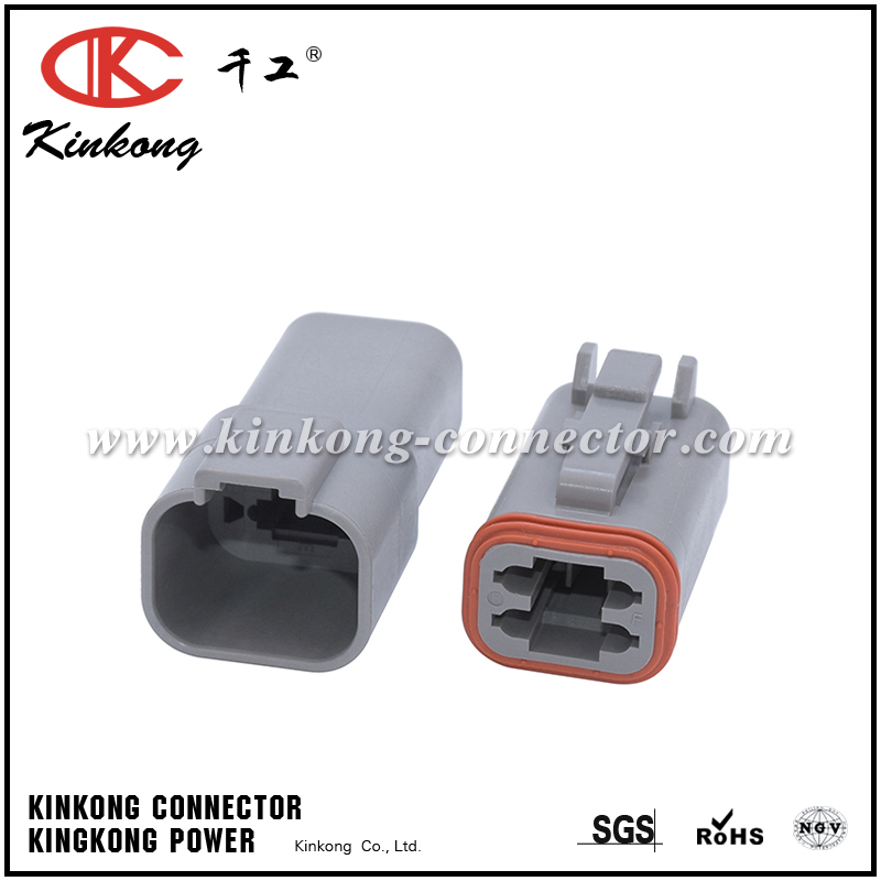 DT06-4S 4 way female automotive electrical connectors 
