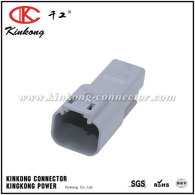DT04-2P TE 2 pin male wire connectors