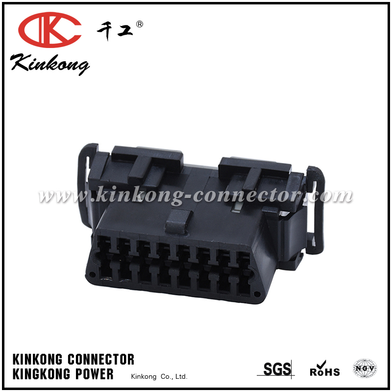 51115-1601 16 pole female OBDII socket housing CKK5166A-1.5-21 ...