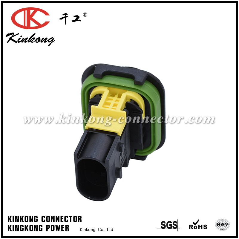 1-1703841-1 2 pin male waterproof auto electrical wire connectors CKK7029BA-3.5-11