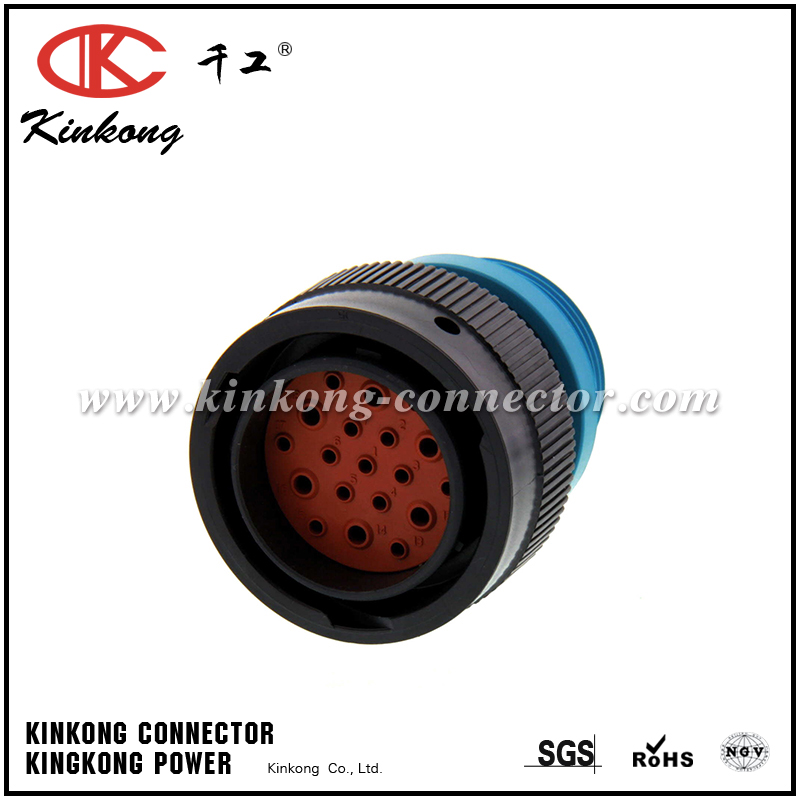 HDP26-24-19PE-L015 19 pin male electrical connector 