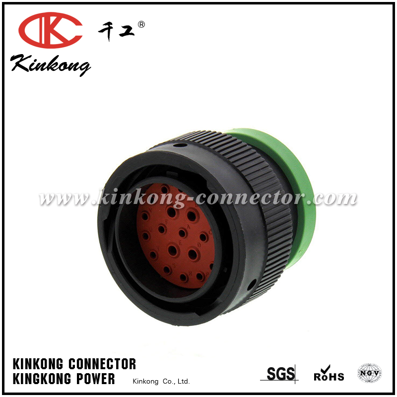 HDP26-24-21PN-L017 21 pin male cable connector