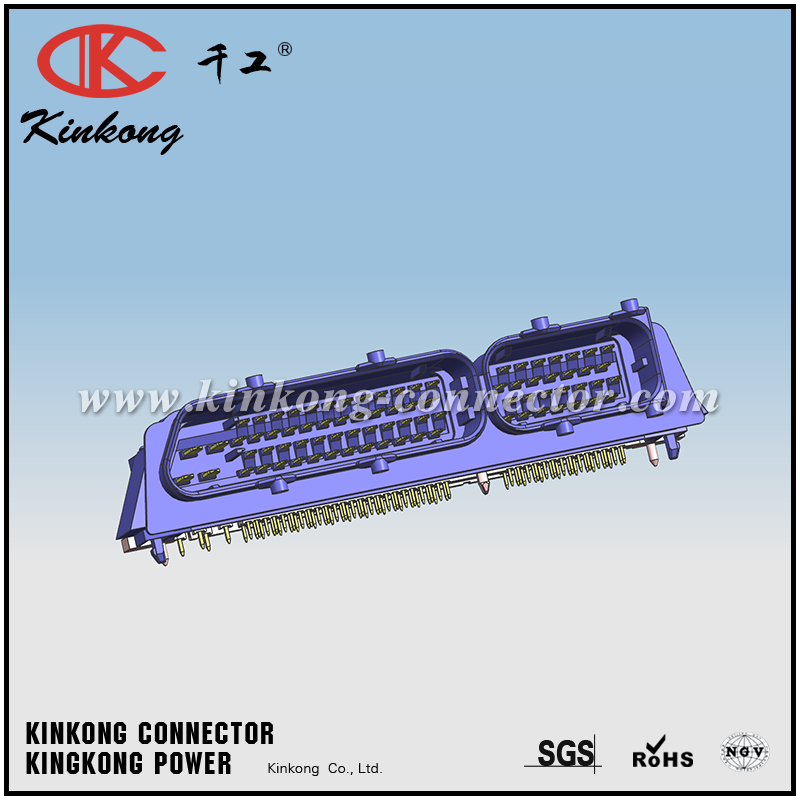 80 pin male electrical connector