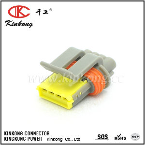 4 pole receptacle waterproof automotive connector CKK7046G-1.2-21