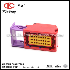 24 pole female waterproof cable connector  CKK724D-1.5-2.5-21
