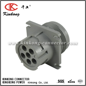 HD10-6-12P 6 way male Flange Mount wire connector