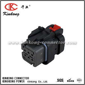 776531-2 6 hole female watertight automotive plug connector