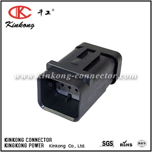 1717676-2 8 pin male waterproof auto electrical connector