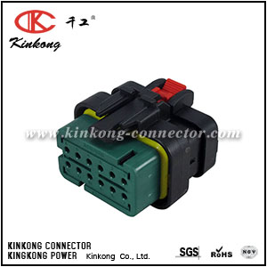 776437-4 12 way waterproof automotive electrical connector
