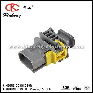 2-1703839-1 2 pins gray blade housing automobile connector CKK7029G-3.5-11