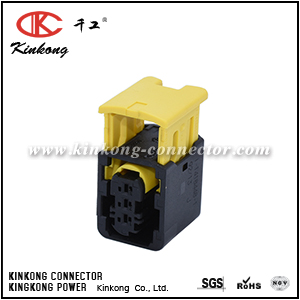 1-1418448-1 3 hole receptacle waterproof auto plug CKK7039B-1.5-21