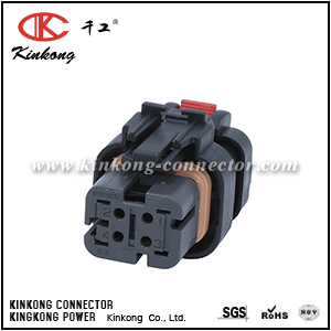 776524-2 4 pole receptacle waterproof cable connector