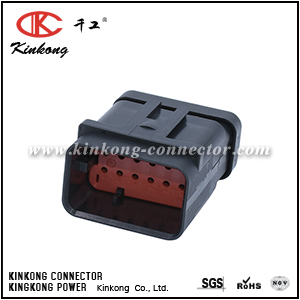1717677-1 12 pins male black waterproof automotive wire connectors