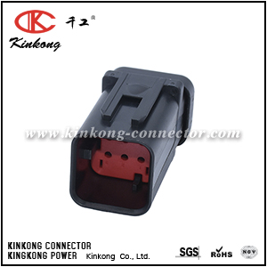 776434-1 6 pins male automobile connector for CAT Excavator CKK3065R-1.5-11