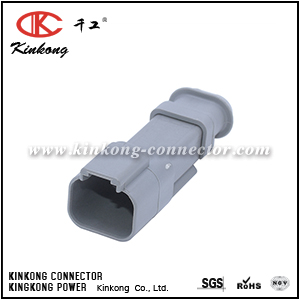 DT04-2P-E008 2 pin male electrical wiring plug 