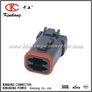 DT06-4S-E005 AT06-4S-EC01BLK 4 way receptacle wire connector 