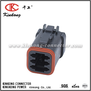 DT06-6S-E005  AT06-6S-EC01BLK 6 hole electric wire connector 
