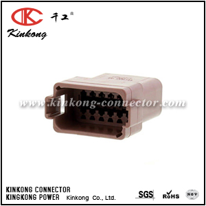 DT04-12PD-C015 12 pins blade electrical connector