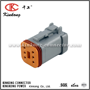 DT06-6S-C017 6 ways female electric connector