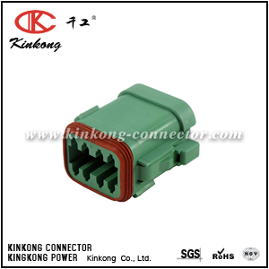 DT06-08SC-C017 8 way female electrical connector