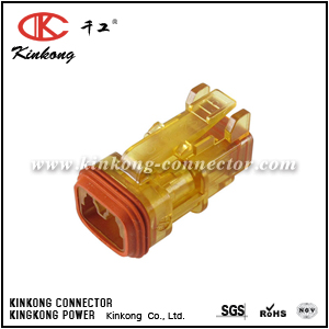 DT06-2S-SDT-CE28 2 pole female waterproof electrical connector