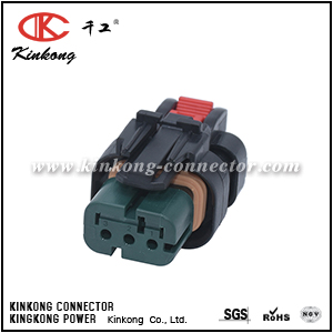 776429-4 3 way black automotive connector 