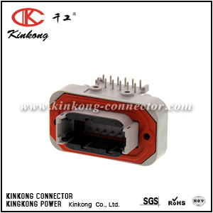 DTM13-12PB 12 pin male cable connector 