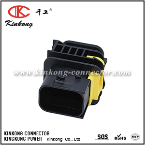 1-1564512-1 8 pins male waterproof auto electrical connectors CKK7089B-1.5-11