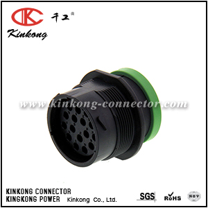 HDP24-24-16SN-L017 16 way receptacle waterproof connector 