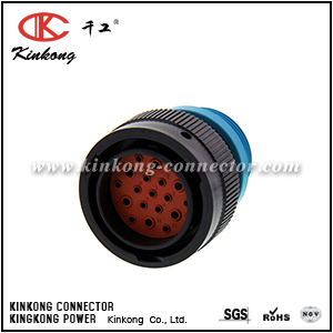 HDP26-24-19PE-L015 19 pin male electrical connector 