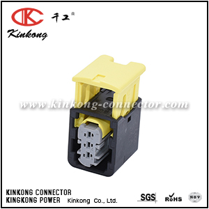 2-1418448-1 3 hole receptacle waterproof wire connector CKK7039G-1.5-21