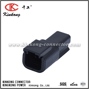 DTM04-2P-E004 ATM04-2P-BLK 2 pin male waterproof plug 