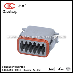 DT06-12SA-C015 12 pole female wire connector