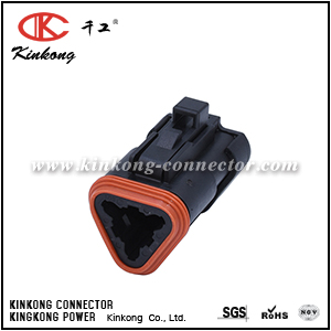 DT06-3S-EP06 3 pole female wire connector DT06-3S-EP06-001
