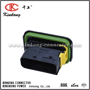 1-1564536-1 4 pins blade electrical connector CKK7049BA-6.3-11