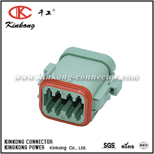 8 way female wire connector DT06-08SC-CE05-TE
